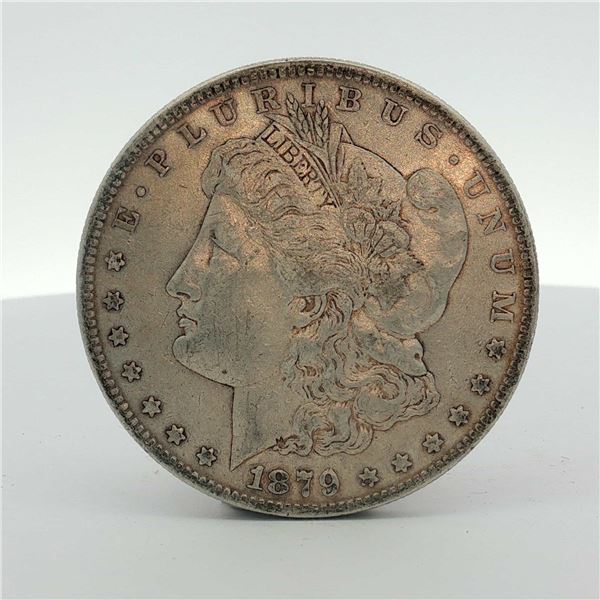 1879-S US One Dollar Morgan Silver Dollar, Circulated