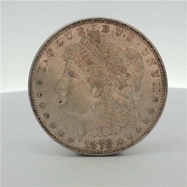 1879-S US One Dollar Morgan Silver Dollar, Circulated