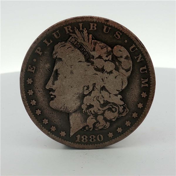 1880-O US Morgan Silver Dollar Coin Circulated