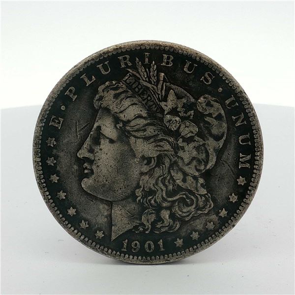 1901-O US Morgan Silver Dollar Coin Circulated