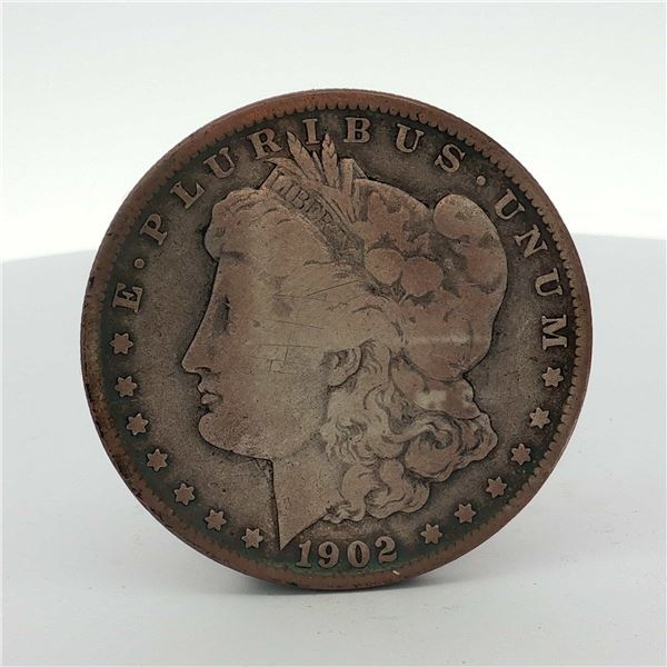 1902-O US Morgan Silver Dollar Coin Circulated