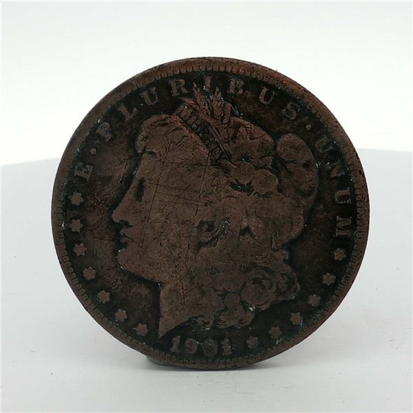 1901-O US Morgan Silver Dollar Coin Circulated