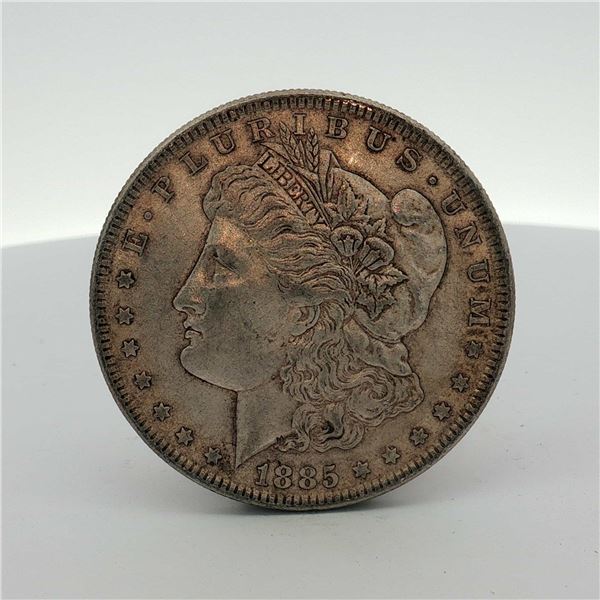 1885 US Morgan Silver Dollar Coin Circulated