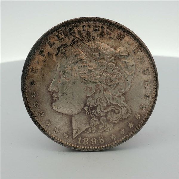 1896 US Morgan Silver Dollar Coin Circulated