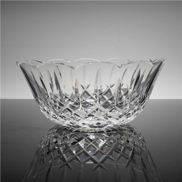 Waterford Crystal Lismore Pattern Scalloped Bowl