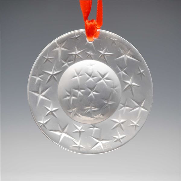 Lalique France Crystal Noel 1994 Star Christmas Ornament