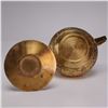 Image 3 : 13pc Set of Embossed Brass Tea Service Items