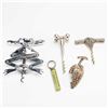 Image 1 : 5pc Various Makers, Vintage Wine Accessory Collection including The Leaping Frog