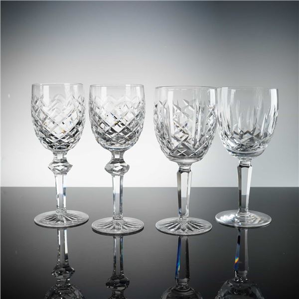 4pc Waterford Crystal Powerscourt, Glengarriff, and Kildare Stemware