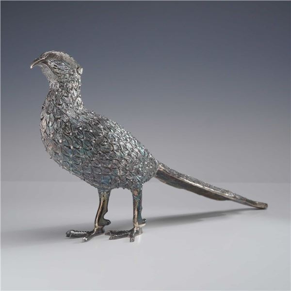 Sanborns Mexico Sterling Silver Pheasant Figurine
