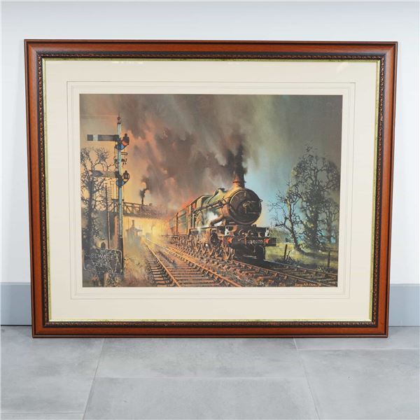 Barrie A.F. Clark, Pendennis Castle GWR 4079 Locomotive Color Print, 1978