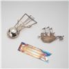 Image 2 : 3pc Sterling Silver Items Including Robbe & Berking Bookmark