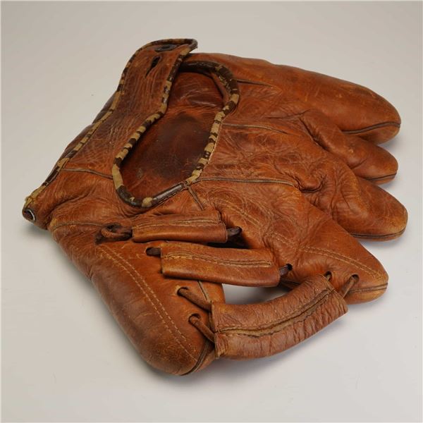 MacGregor Goldsmith Split-Finger Leather Baseball Glove, Unauthenticated