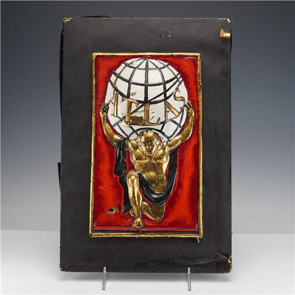 Atlas Assurance Company by E. V. Jackson Reproduction Fire Mark Plaque