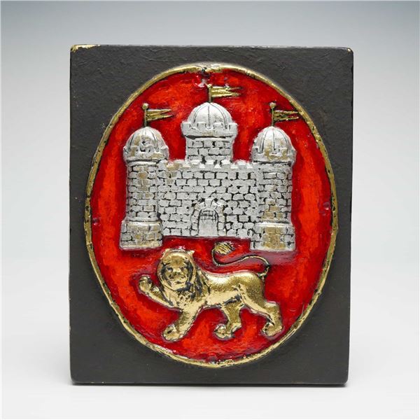 Norwich General Assurance Co by E. V. Jackson Reproduction Fire Mark Plaque