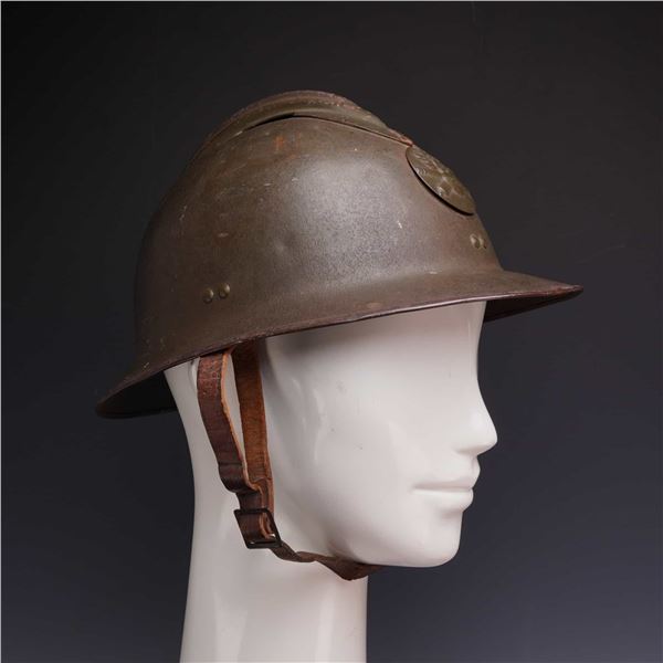 World War I French Model 1915 Adrian Artillery Helmet