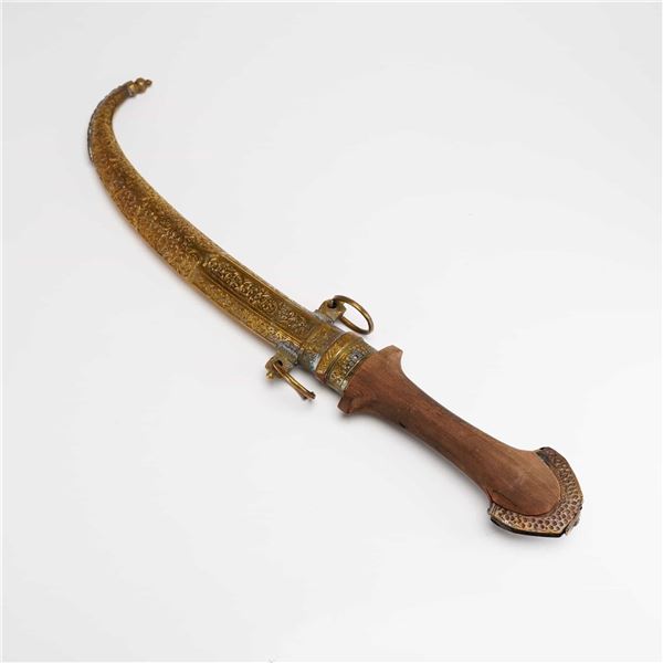 Arabian Jambiya Dagger and Scabbard in a North African Style