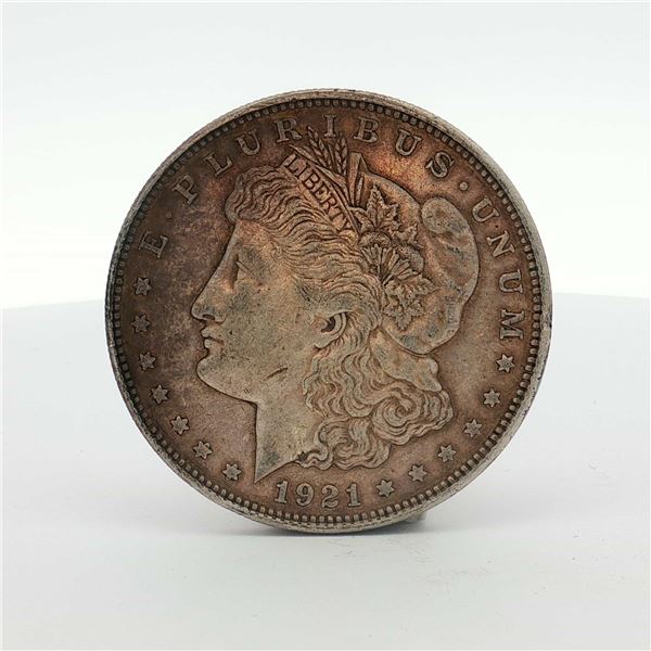 1921-D US Morgan Silver Dollar Coin Circulated