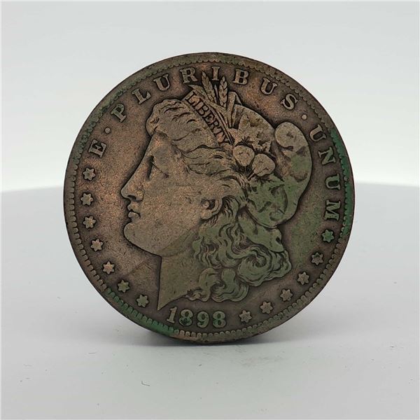 1898-S US Morgan Silver Dollar Coin Circulated