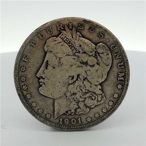 1901-O US Morgan Silver Dollar Coin Circulated