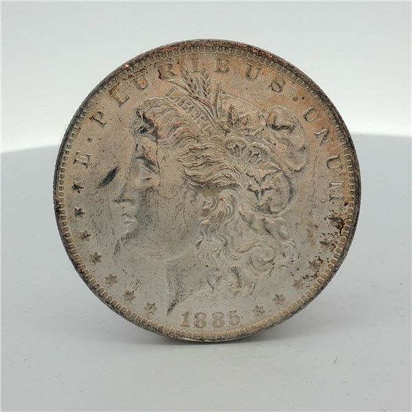 1885-O US Morgan Silver Dollar Coin Circulated