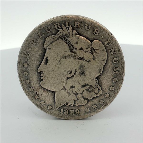 1889 US One Dollar Morgan Silver Dollar, Circulated