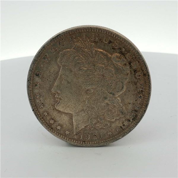 1921 US One Dollar Morgan Silver Dollar, Circulated