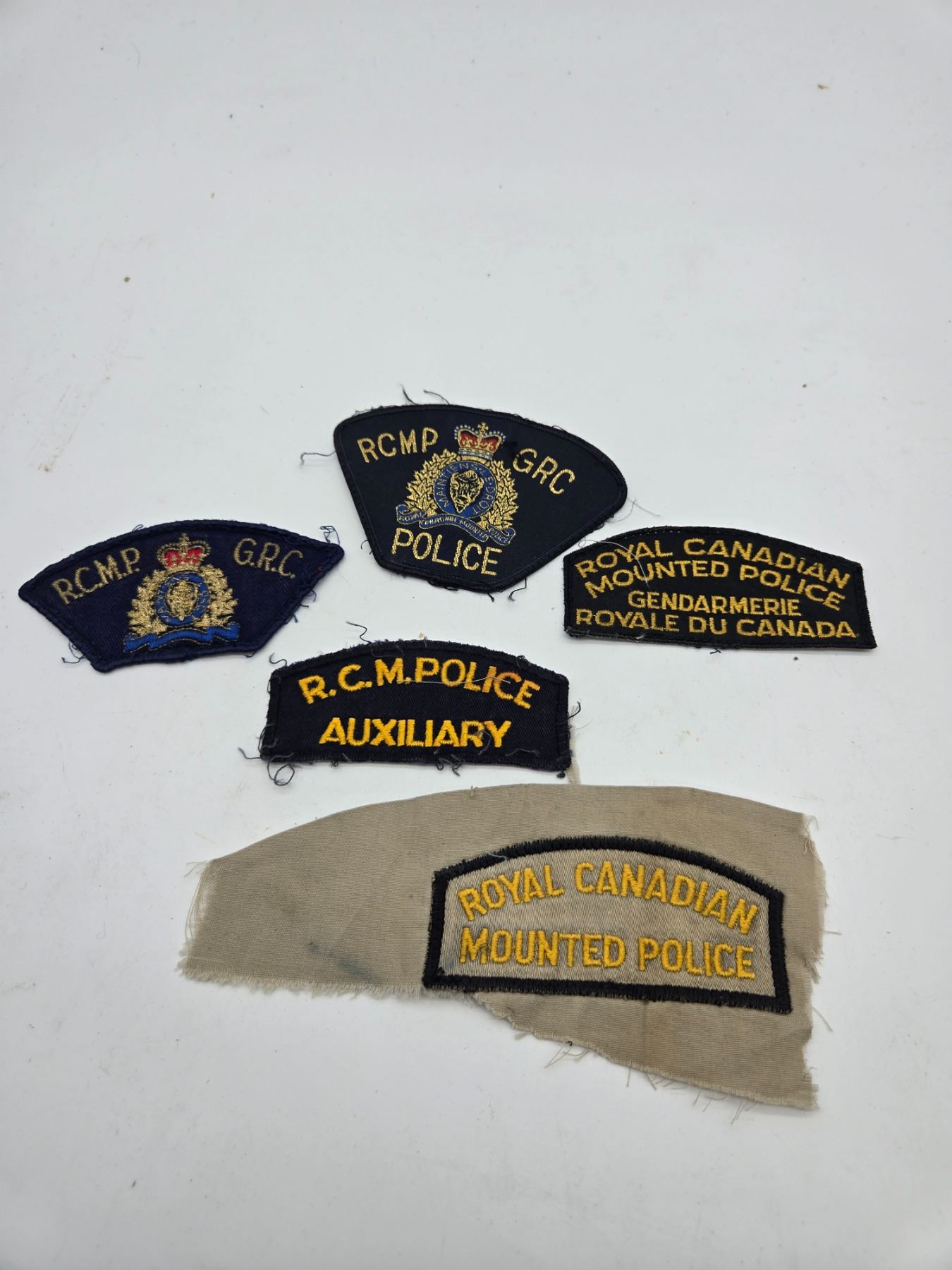 RCMP arm patches (c69)
