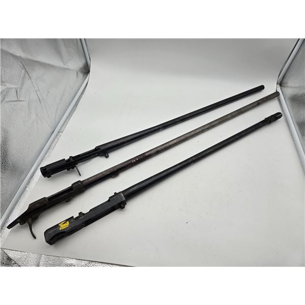 3x bolt action shotgun parts guns (c2)