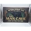 Image 1 : welcome to the Man Cave sign (c69)