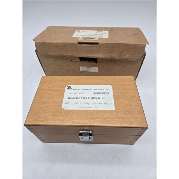 OHAUS full set of test weight  (c63)