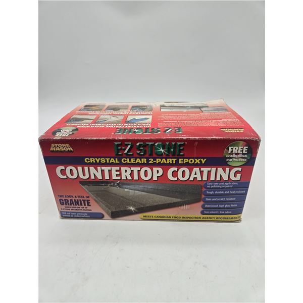 ez stone crystal clear countertop coating (c16)