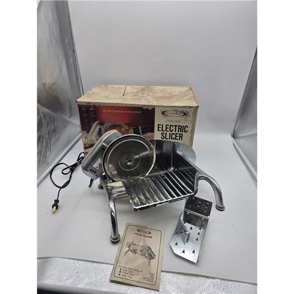 rival chrome electronic slicer (c16)