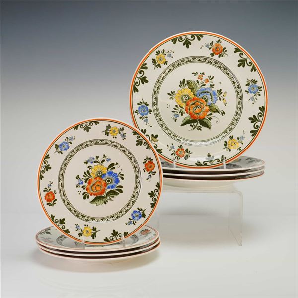 A Set of Villeroy and Boch Alt Amsterdam Vitro-Porcelain Plates