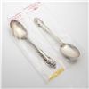 Image 1 : 2pc Gorham Sterling Silver Dessert Spoons, La Scala