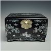 Image 1 : Korean Najeonchilgi Style Mother of Pearl Black Lacquer Jewelry Box