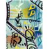 Image 5 : Chris Riggs (American, b. 1973) Pair of Street Pop Art Paintings on Board, Signed