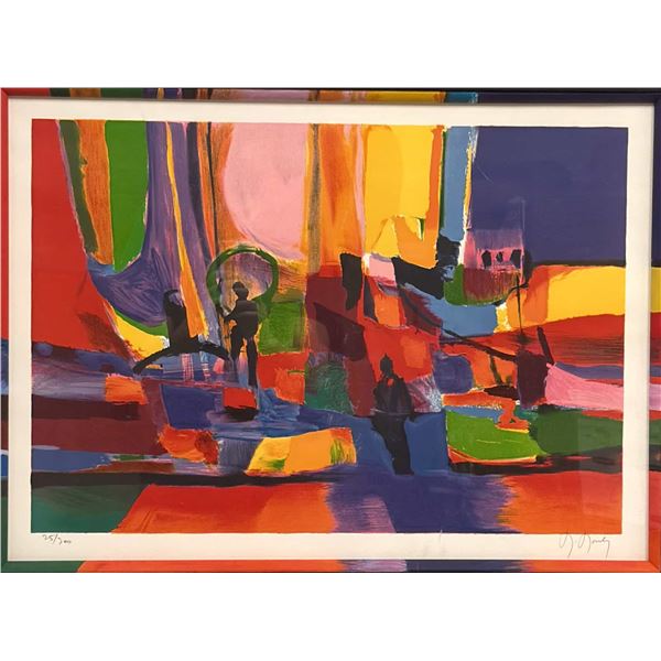 Marcel Mouly (French, 1918-2008) Lithograph on Paper, Les Navigateurs, Signed & Numbered