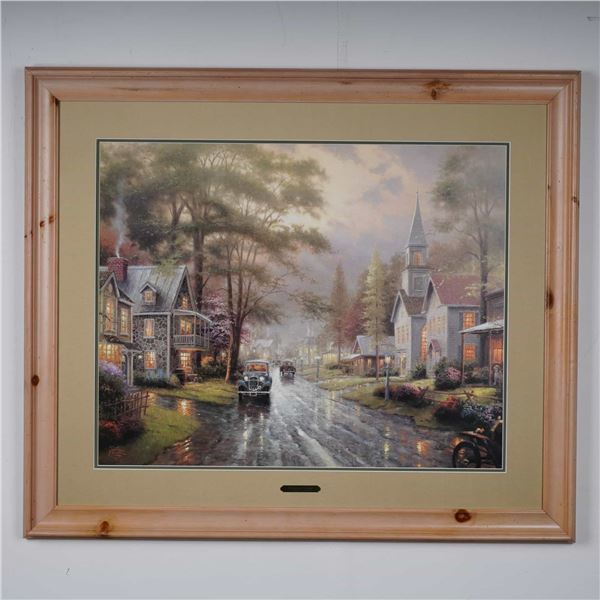 Thomas Kinkade (American 1958-2012), Limited Edition Lithograph on Paper, Hometown Evening