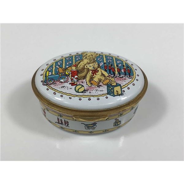 Toye Kenning and Spencer Victorian Nursery Toys Motif Enamel Box