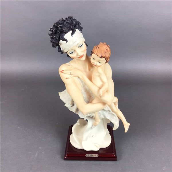Giuseppe Armani Florence Porcelain Sculpture, Mother and Child