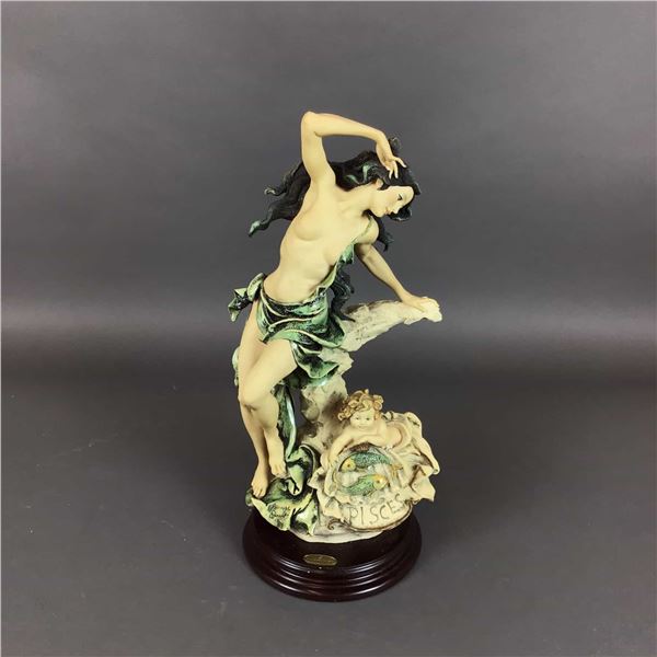 Limited Edition Giuseppe Armani for Florence Sculture d'Arte Porcelain Sculpture, Pisces