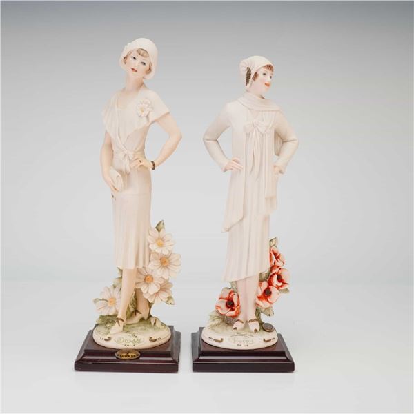 Two Giuseppe Armani Florence Figurines Daisy 0352F and Poppy 1246F