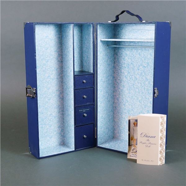 The Franklin Mint, Diana The People's Princess Dress Form and Wardrobe Trunk, Fits 16-18 Inch Dolls