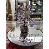 Image 1 : 4.5 inch AMETHYST CRYSTAL TREE WITH AMETHYST BASE WITH 7 BRANCH