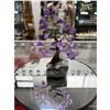 Image 3 : 4.5 inch AMETHYST CRYSTAL TREE WITH AMETHYST BASE WITH 7 BRANCH