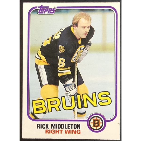 1981-82 TOPPS NHL RICK MIDDLETON (HOF)