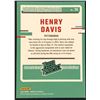 Image 2 : 2023 DONRUSS HENRY DAVIS ROOKIE CARD