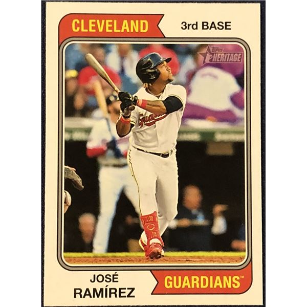 2023 TOPPS ARCHIVES JOSE RAMIREZ