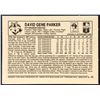 Image 2 : 1981 KELLOGGS 3-D BASEBALL DAVE PARKER  (HOF)